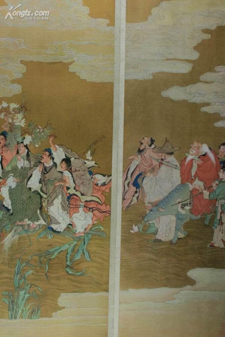 任伯年群仙祝寿图