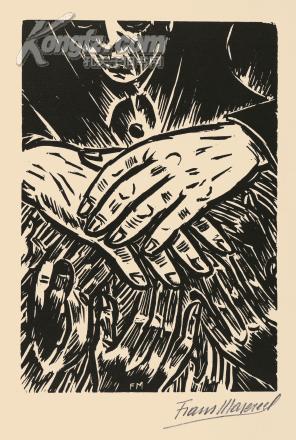 麦绥莱勒版画《母亲的手》