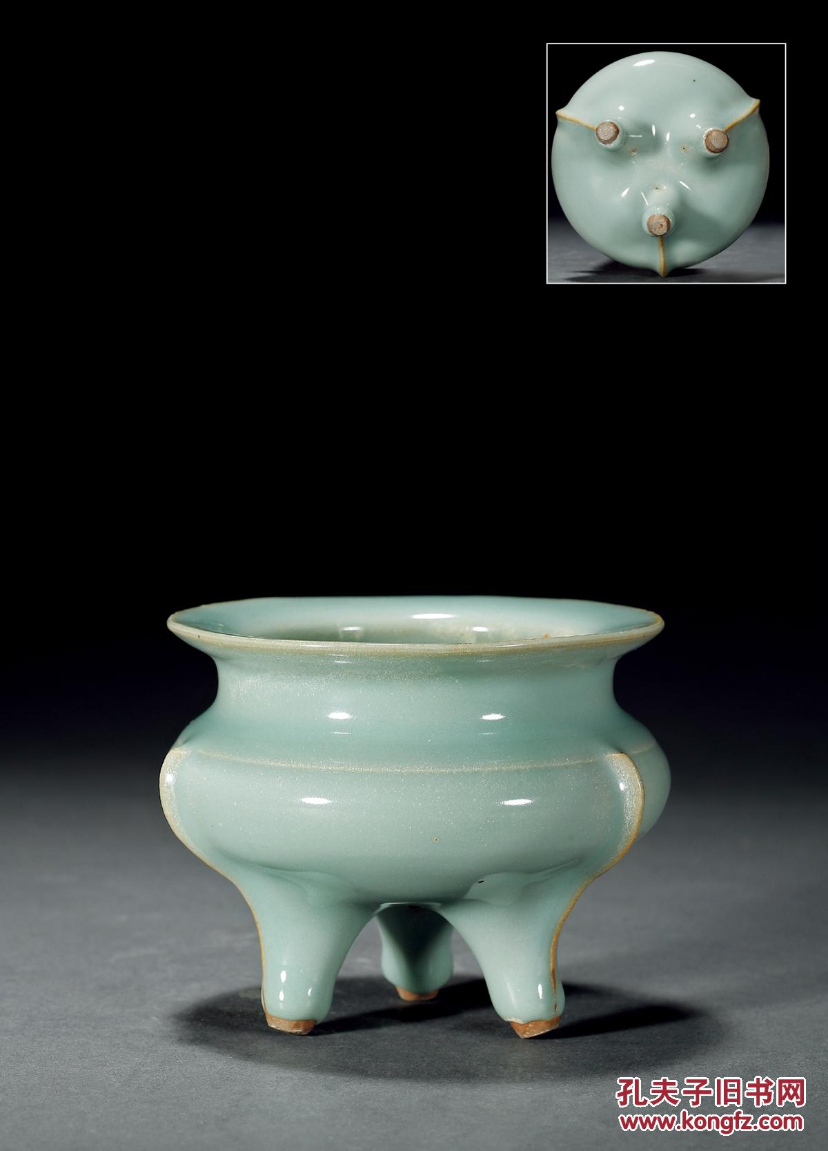 宋龙泉窑鬲式炉